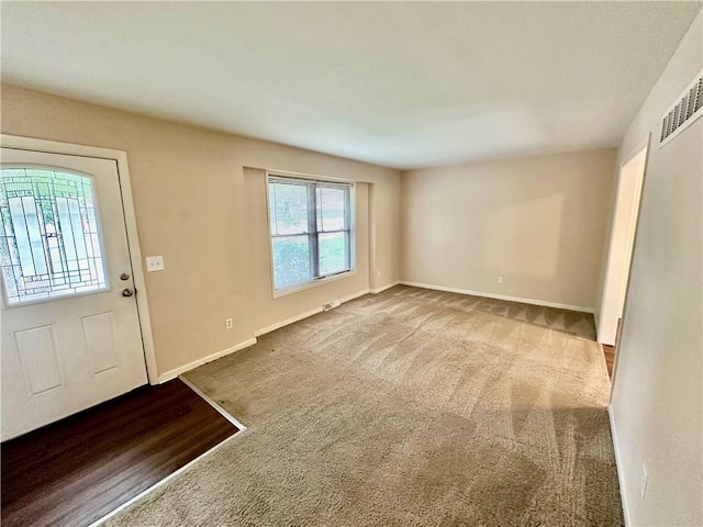 6110 NW 51st Ter, Kansas City, MO 64151 - foyer with carpet flooring and baseboards