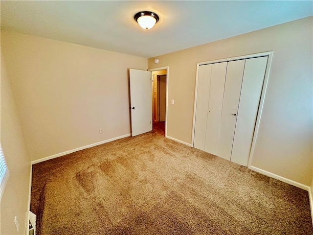 6110 NW 51st Ter, Kansas City, MO 64151 - unfurnished bedroom featuring carpet and a closet