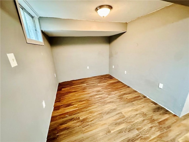 6110 NW 51st Ter, Kansas City, MO 64151 - below grade area featuring wood finished floors