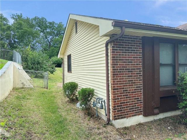 6110 NW 51st Ter, Kansas City, MO 64151 - view of side of property with brick siding