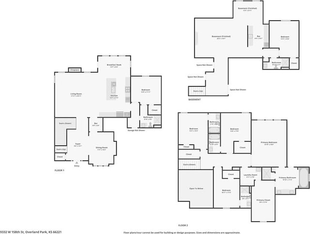 9332 W 158th St, Overland Park, KS 66221 - view of home floor plan