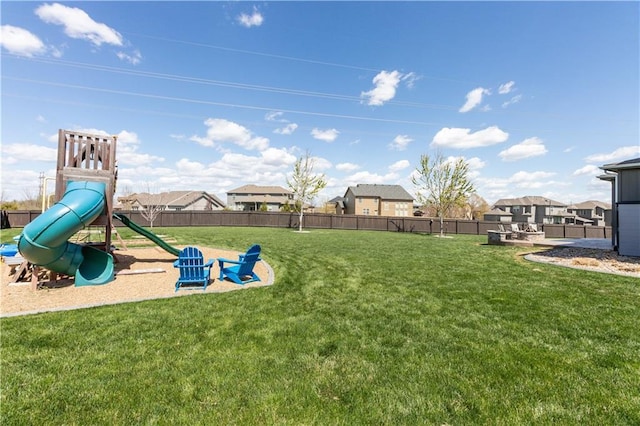 25096 W 87th St, Lenexa, KS 66227 - view of yard featuring a playground