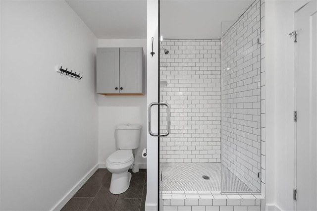 2017 W 48th St, Westwood, KS 66205 - bathroom featuring a stall shower and tile patterned floors