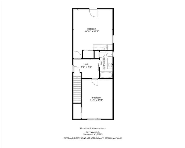 2017 W 48th St, Westwood, KS 66205 - view of property floor plan