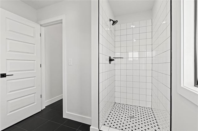 22615 W 87th Ter, Lenexa, KS 66227 - bathroom featuring a shower stall and tile patterned flooring
