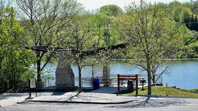 22615 W 87th Ter, Lenexa, KS 66227 - water view featuring a forest