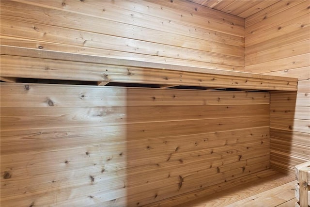 1015 S Wyckford Rd, Olathe, KS 66061 - sauna / steam room featuring wooden walls