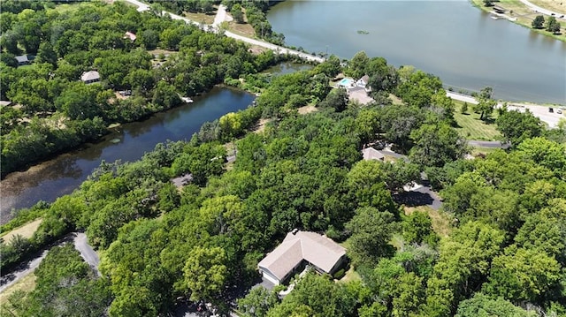 1015 S Wyckford Rd, Olathe, KS 66061 - aerial view of property's location with a nearby body of water