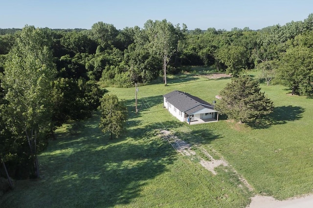 17931 Hollingsworth Rd, Tonganoxie, KS 66086 - view of subject property featuring a heavily wooded area