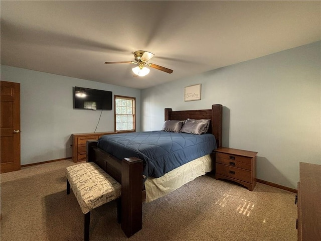 2006 Buckingham St, Saint Joseph, MO 64506 - bedroom with light carpet and ceiling fan
