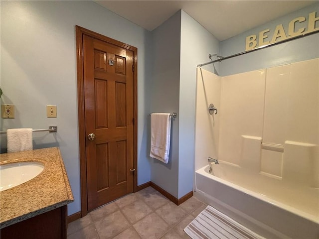 2006 Buckingham St, Saint Joseph, MO 64506 - full bathroom featuring shower / bathtub combination and vanity