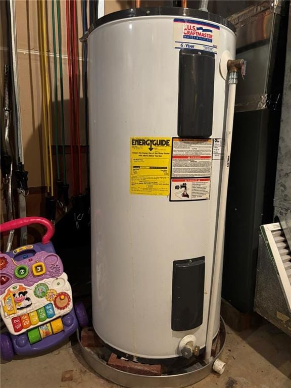 2006 Buckingham St, Saint Joseph, MO 64506 - utility room with electric water heater