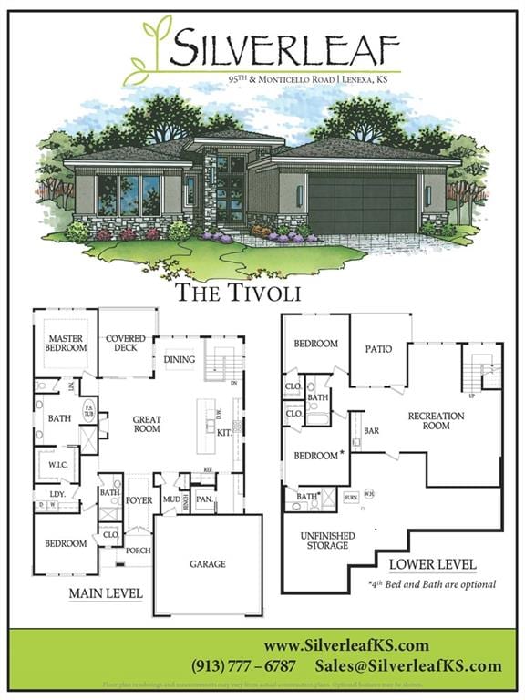 9845 Shady Bend Rd, Lenexa, KS 66227 - view of home floor plan