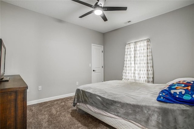311 S 3rd St, Odessa, MO 64076 - bedroom featuring carpet and ceiling fan
