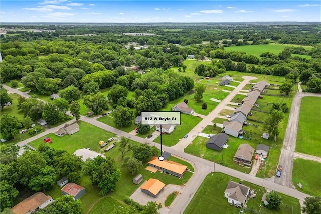 812 W Royle St, Richmond, MO 64085 - aerial view of property's location with nearby suburban area