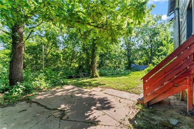 4320 E 43rd St, Kansas City, MO 64130 - view of yard featuring a patio