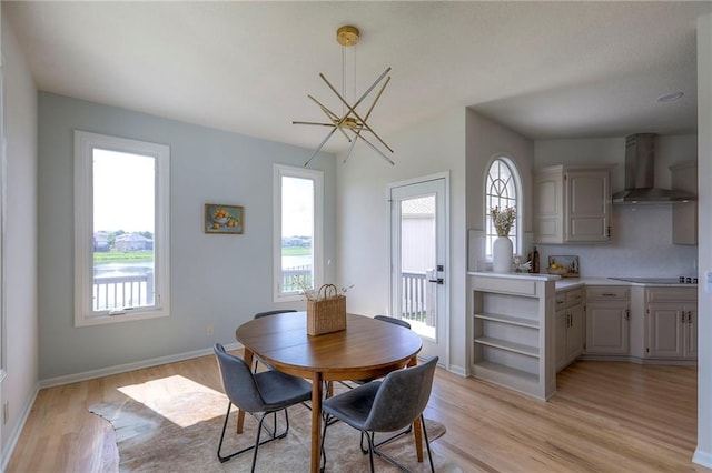 129 SE Chelsea Dr, Lees Summit, MO 64063 - dining area featuring light wood-style flooring and plenty of natural light
