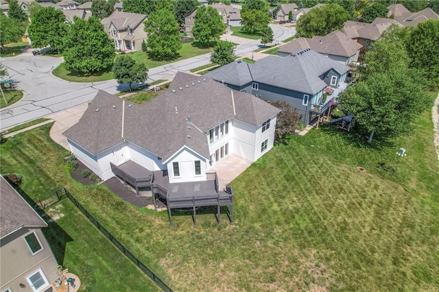 129 SE Chelsea Dr, Lees Summit, MO 64063 - aerial view of residential area