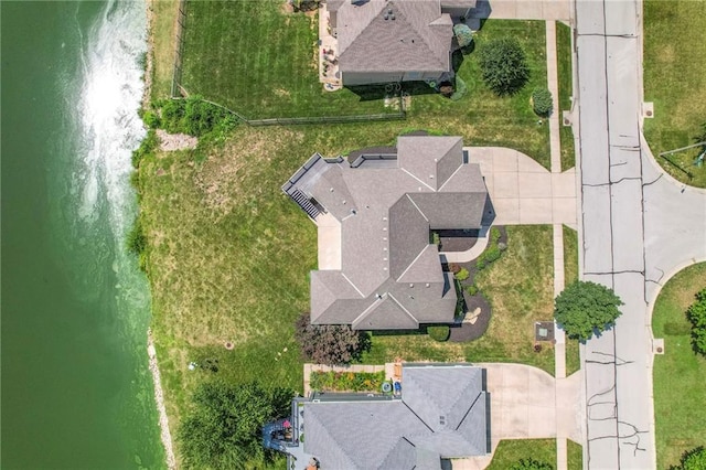 129 SE Chelsea Dr, Lees Summit, MO 64063 - bird's eye view of a large body of water