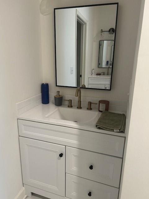 211 Harrison St, Pomona, KS 66076 - bathroom featuring vanity