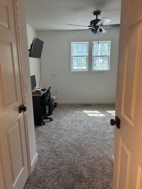 211 Harrison St, Pomona, KS 66076 - carpeted office featuring ceiling fan