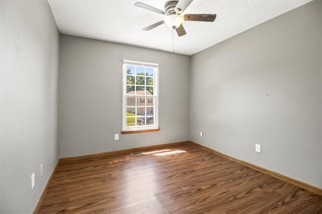 3605 NW Pier Ct, Blue Springs, MO 64015 - unfurnished room with ceiling fan and wood finished floors