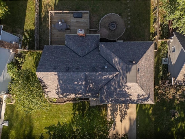 1604 SW 21st St, Blue Springs, MO 64015 - view from above of property