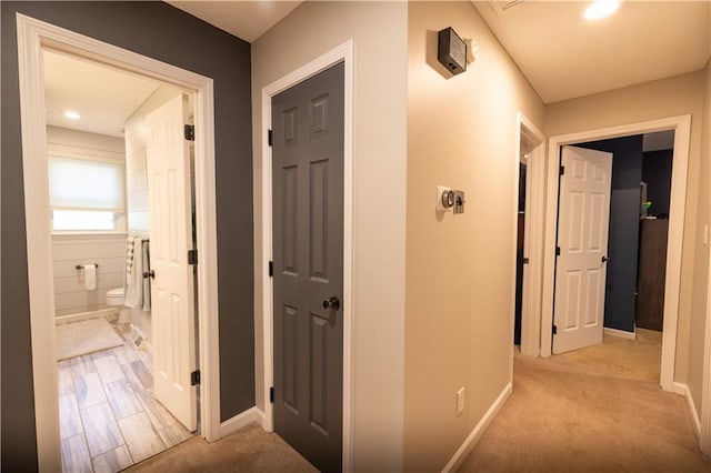 1604 SW 21st St, Blue Springs, MO 64015 - corridor featuring light colored carpet and recessed lighting
