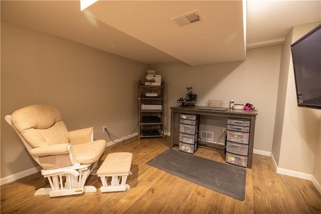 1604 SW 21st St, Blue Springs, MO 64015 - living area with baseboards and wood finished floors