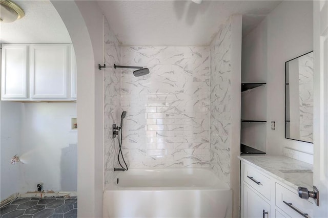 934 Williams St, Excelsior Springs, MO 64024 - bathroom featuring vanity and shower / washtub combination