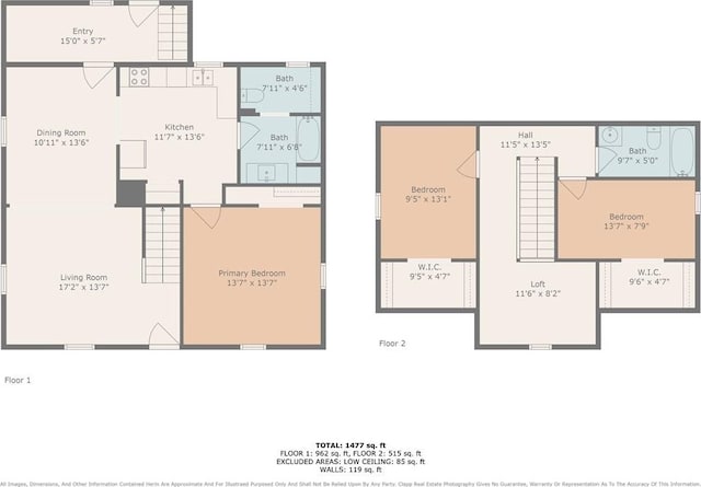 934 Williams St, Excelsior Springs, MO 64024 - view of floor plan / room layout