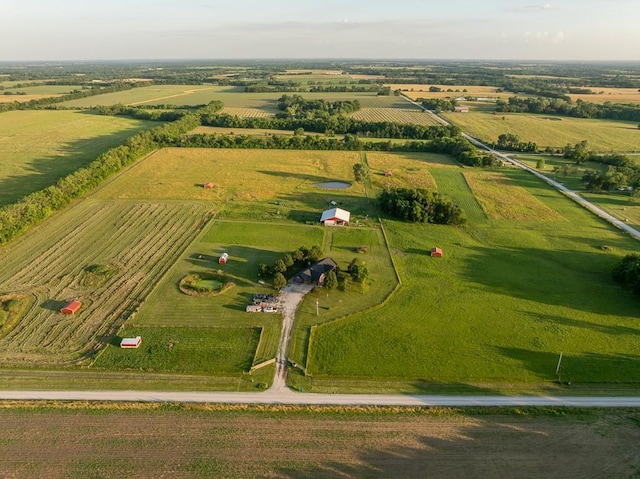 28909 E 297th St, Garden City, MO 64747 - overview of rural landscape featuring rows of crops