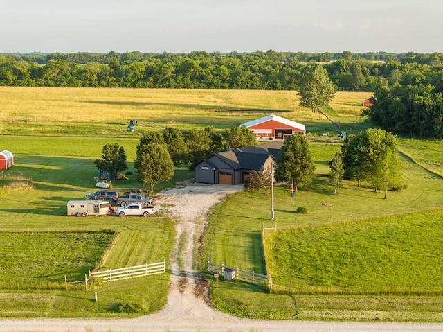 28909 E 297th St, Garden City, MO 64747 - aerial view of sparsely populated area featuring agricultural land