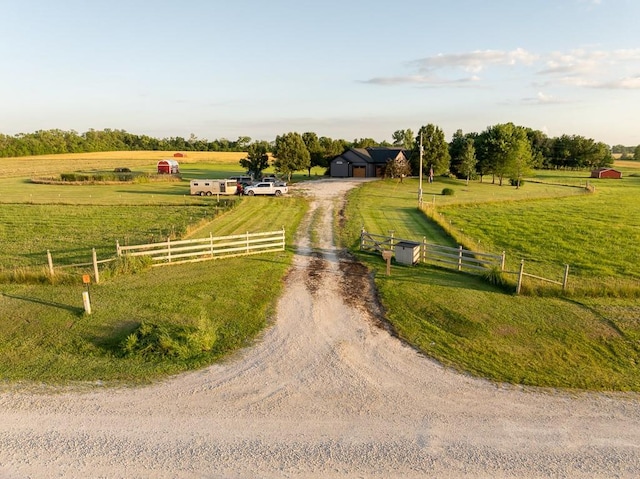 28909 E 297th St, Garden City, MO 64747 - aerial view of sparsely populated area featuring agricultural land