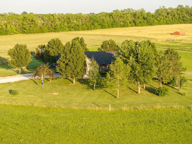 28909 E 297th St, Garden City, MO 64747 - overview of rural landscape with a heavily wooded area