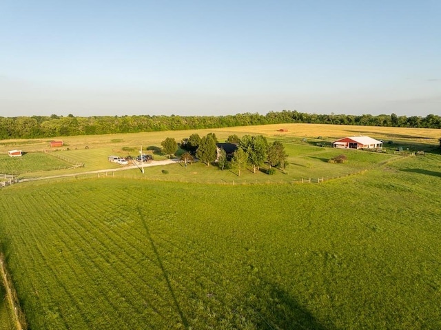 28909 E 297th St, Garden City, MO 64747 - aerial view of sparsely populated area featuring extensive farmland