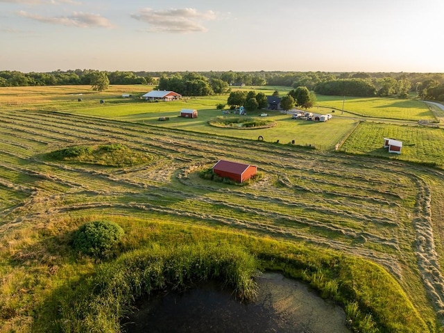 28909 E 297th St, Garden City, MO 64747 - aerial view of property and surrounding area with rural landscape and a pastoral area