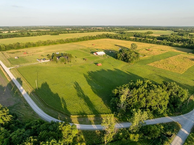28909 E 297th St, Garden City, MO 64747 - aerial view of sparsely populated area featuring abundant farmland