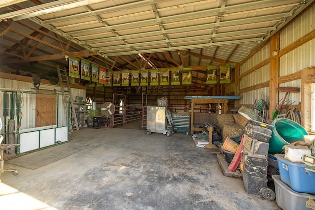 28909 E 297th St, Garden City, MO 64747 - garage featuring metal wall