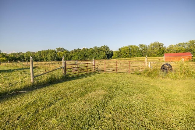 28909 E 297th St, Garden City, MO 64747 - view of yard featuring a view of countryside