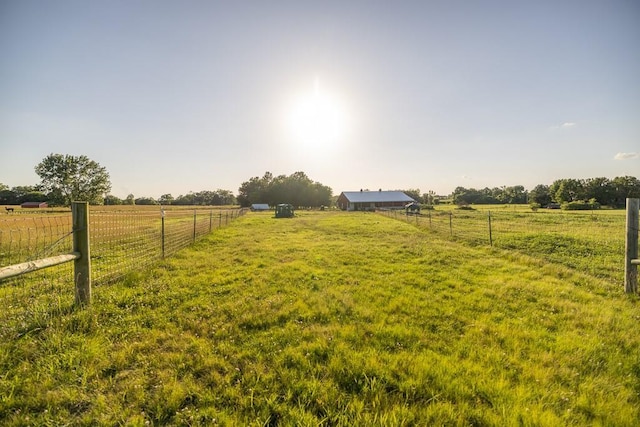 28909 E 297th St, Garden City, MO 64747 - view of yard featuring a view of rural / pastoral area