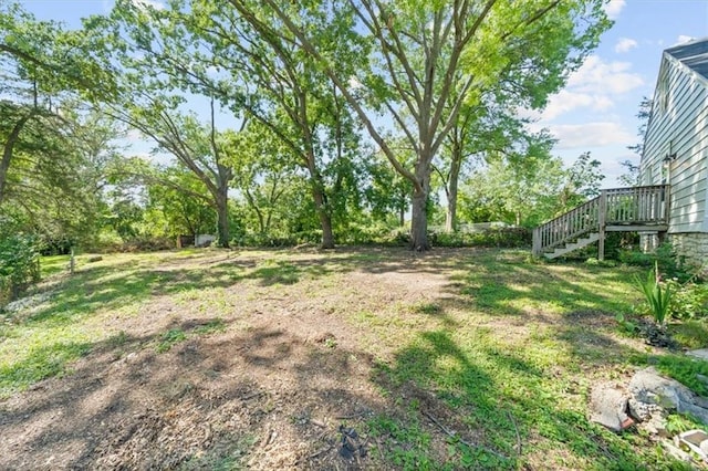 2220 N 47th St, Kansas City, KS 66104 - view of yard with stairs