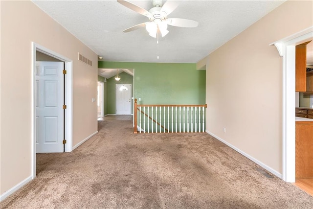 4204 Broadway Ter, Leavenworth, KS 66048 - carpeted spare room with ceiling fan and baseboards