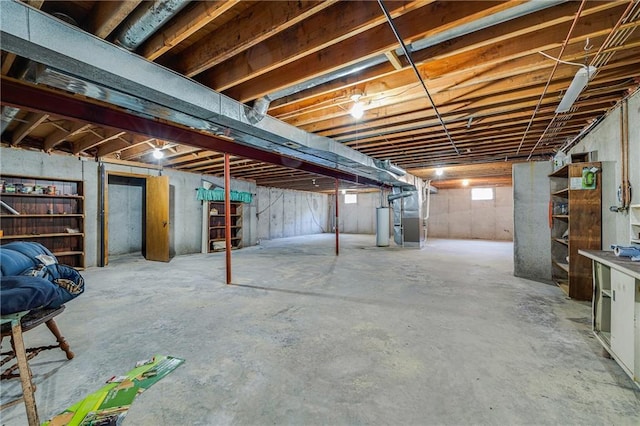 705 Ozark Short Line, Odessa, MO 64076 - basement featuring heating unit