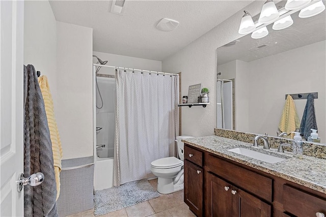 1658 Davis Cir, Eudora, KS 66025 - full bath featuring vanity, shower / bathtub combination with curtain, and tile patterned floors