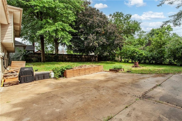 1004 SW Twilight Ln, Blue Springs, MO 64015 - fenced backyard with a patio