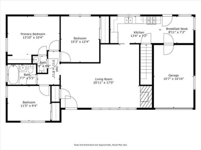 4717 W 76th St, Prairie Village, KS 66208 - view of property floor plan
