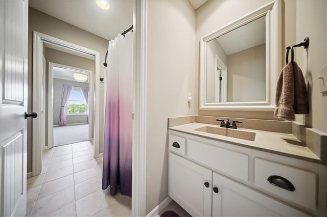 9158 W 178th Ter, Overland Park, KS 66013 - full bath with vanity and tile patterned floors