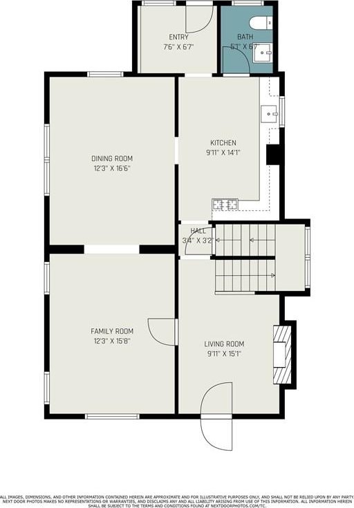 3344 Chestnut Ave, Kansas City, MO 64128 - view of home floor plan