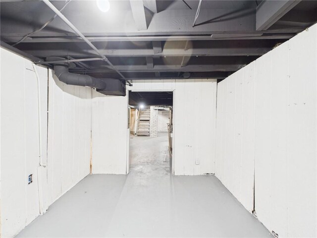 3904 Bales Ave, Kansas City, MO 64130 - view of unfinished basement